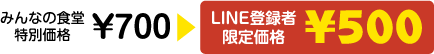 LINE登録者限定価格 ¥500